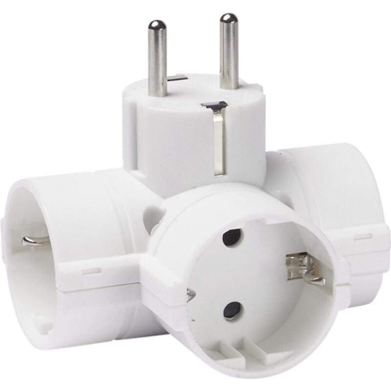 foto del prodotto adattatore 3 prese schuko spina schuko maurer