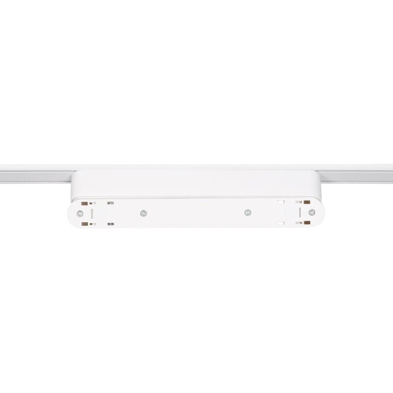 foto del prodotto adattatore 90 per faretto per binario magnetico monofase 25 mm super slim 222 mm bianco