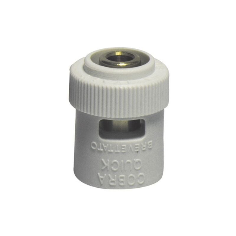 foto del prodotto adattatore bianco per innesto tubo multistrato brevettato 1 2 x 16 dh