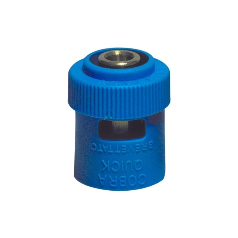 foto del prodotto adattatore blu per innesto tubo multistrato brevettato 1 2 x 16 dh