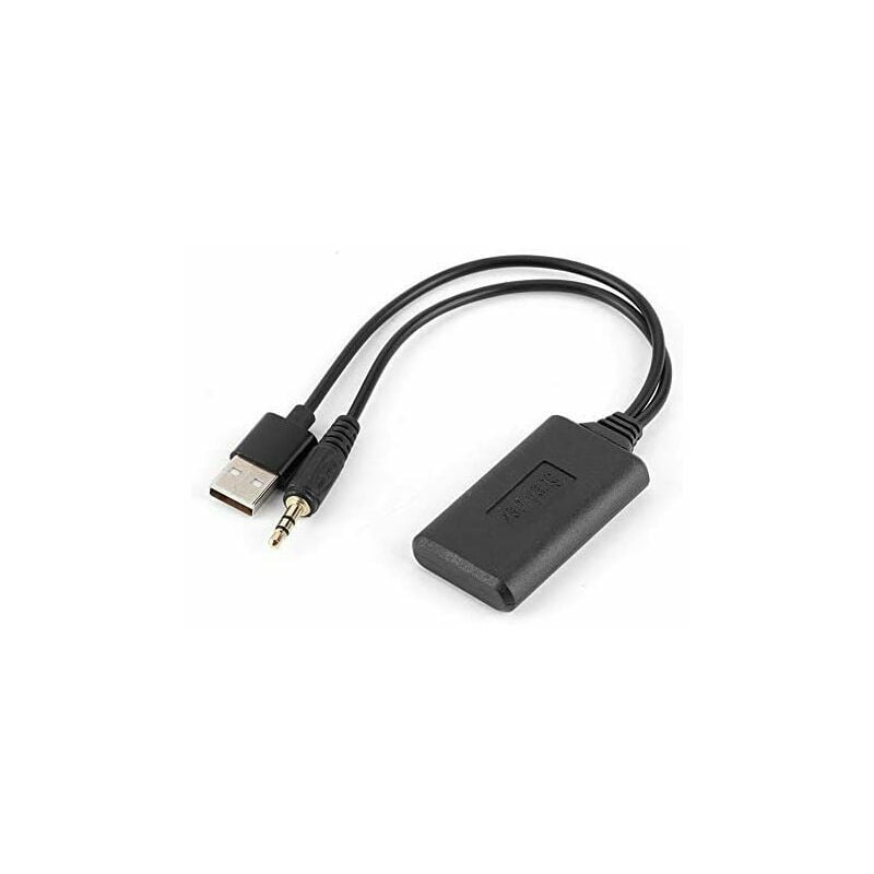 foto del prodotto adattatore bluetooth aux per ricevitore bluetooth, cavo audio aux da 3,5 mm 0,14 pollici per adattatore ricevitore bluetooth wireless per auto,