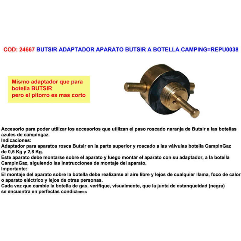 foto del prodotto adattatore butsir per borraccia da campeggio repu0038