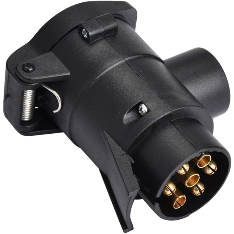 foto del prodotto adattatore da 7 a 13 pin, convertitore per rimorchio per auto da 12 v