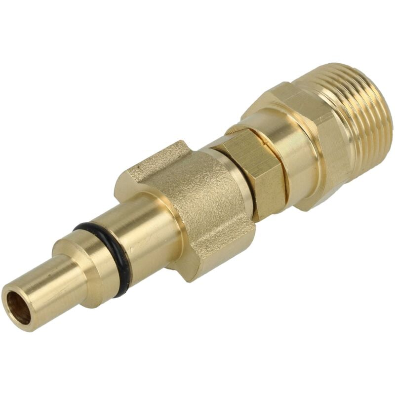 foto del prodotto adattatore da baionetta a filettatura m22 compatibile con lavor pascal 20 plus, 23 pro idropulitrice - con giunto rapido - vhbw