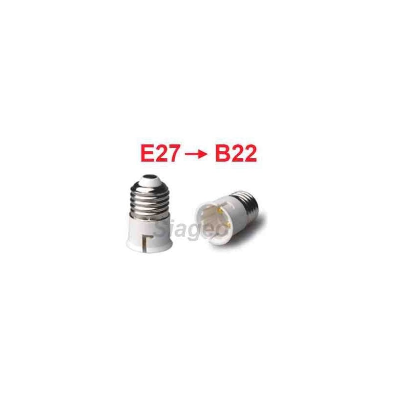 foto del prodotto adattatore da e27 a b22 per lampade e lampadine 1