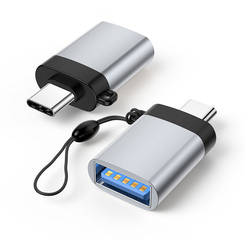 foto del prodotto adattatore da usb c a usb 3.0 2 pezzi , adattatore da usb c maschio a usb 3.0 femmina compatibile con telefono, laptop, pc argento 