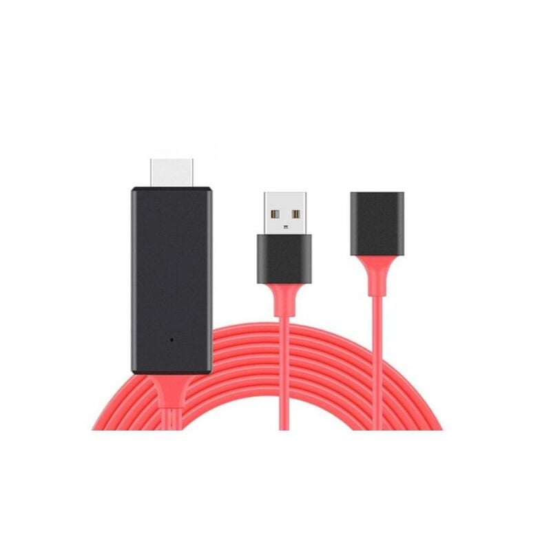 foto del prodotto adattatore da usb femmina a hdmi hdtv cavo 2 metri per smartphone tablet a tv monitor proiettore