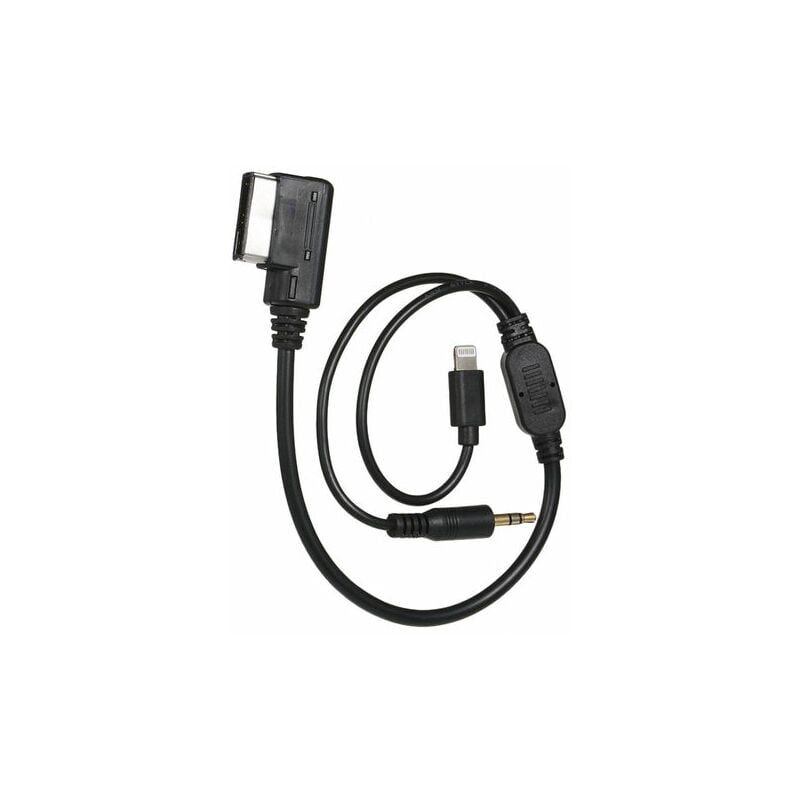 foto del prodotto adattatore di interfaccia aux da 3,5 mm con linea adatta per audi vw mdi ami mmi ipad iphone 5 6s