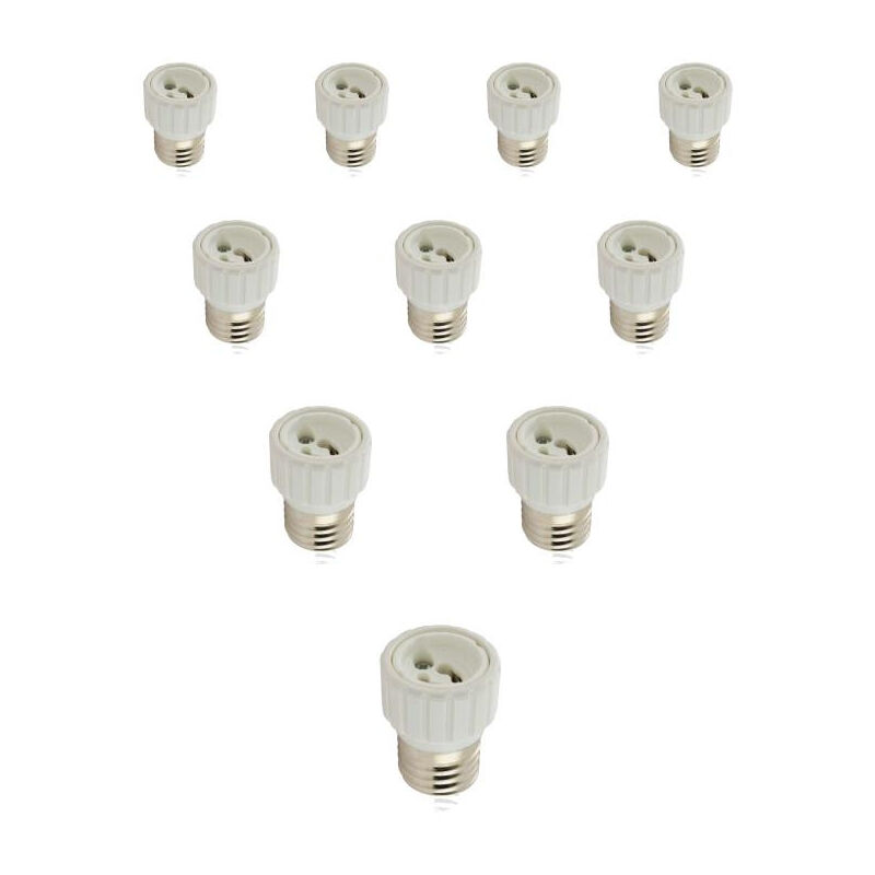 foto del prodotto adattatore e27 a gu10 lot de 10