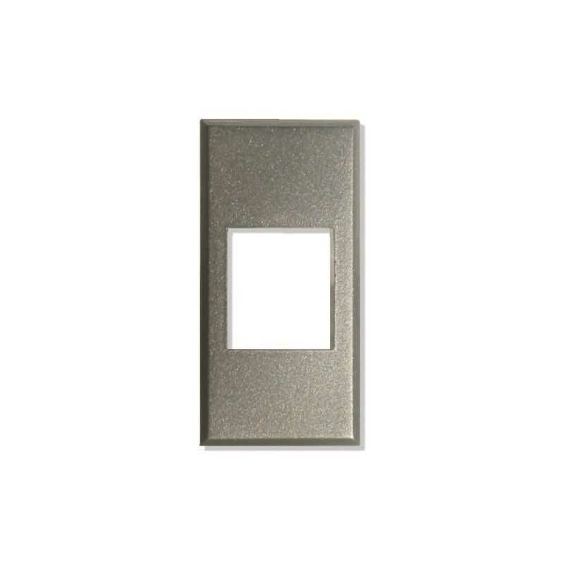 foto del prodotto adattatore grigio per serie axolute powiraxolg per completamento estetico