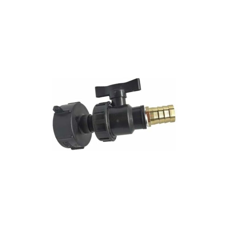 foto del prodotto adattatore ibc, raccordi serbatoio ibc s60x6 kit raccordi adattatore raccordo acqua tubo di uscita