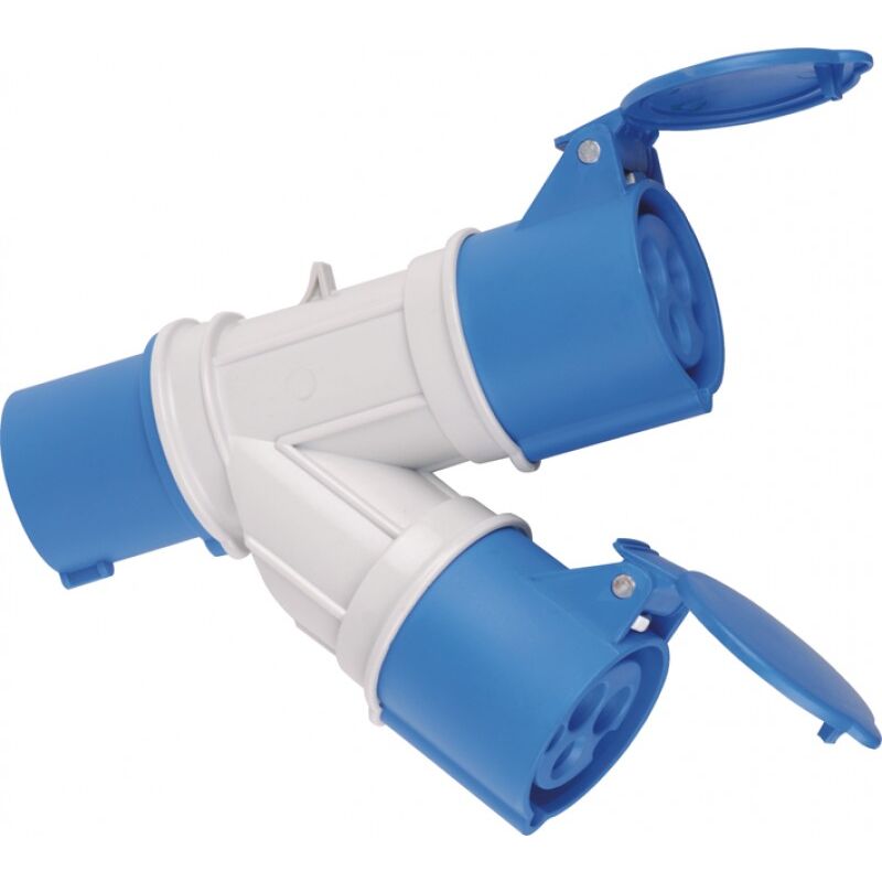 foto del prodotto adattatore industr. maurer plus 220v spina 2prese cee