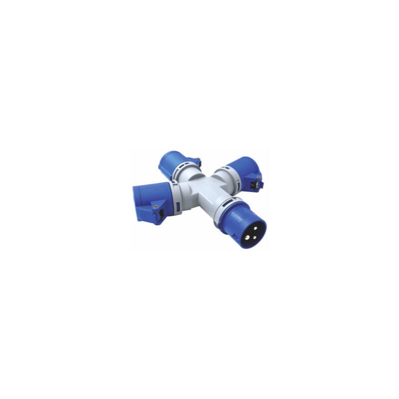 foto del prodotto adattatore industriale multiplo fig.9 electraline 3pmark pz 1,0