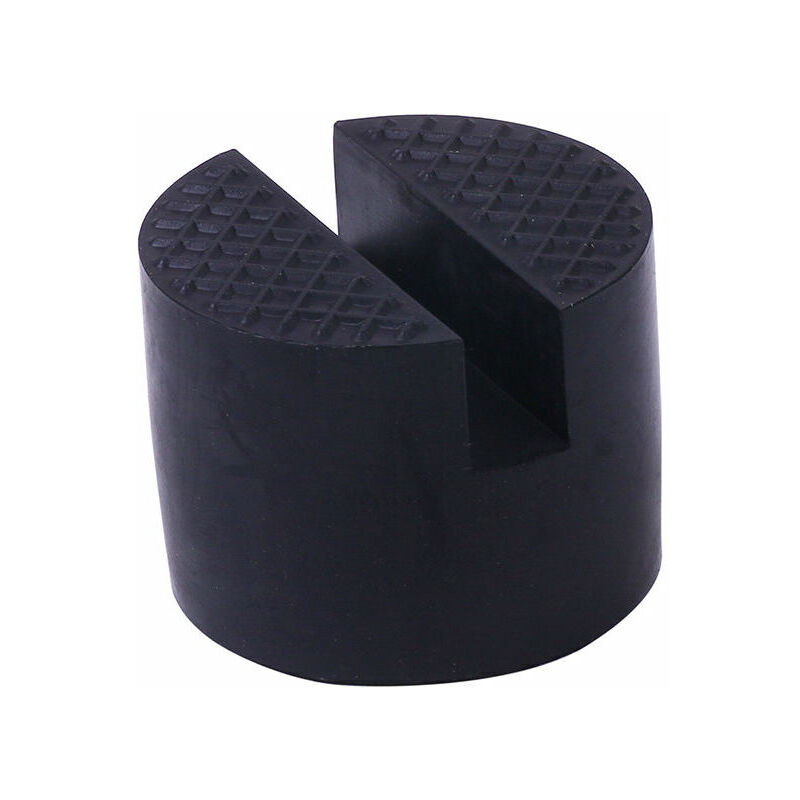 foto del prodotto adattatore jack universale in gomma nera, dimensioni 5 x 5 x 3,8 cm 