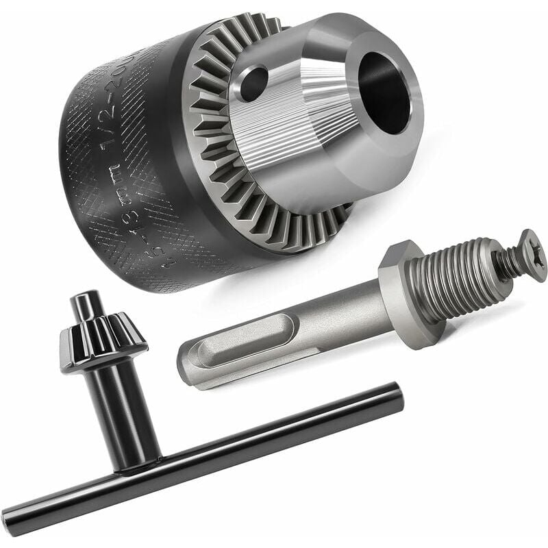 foto del prodotto adattatore mandrino sds plus 1,5 13 mm 1 2 20 unf con chiave
