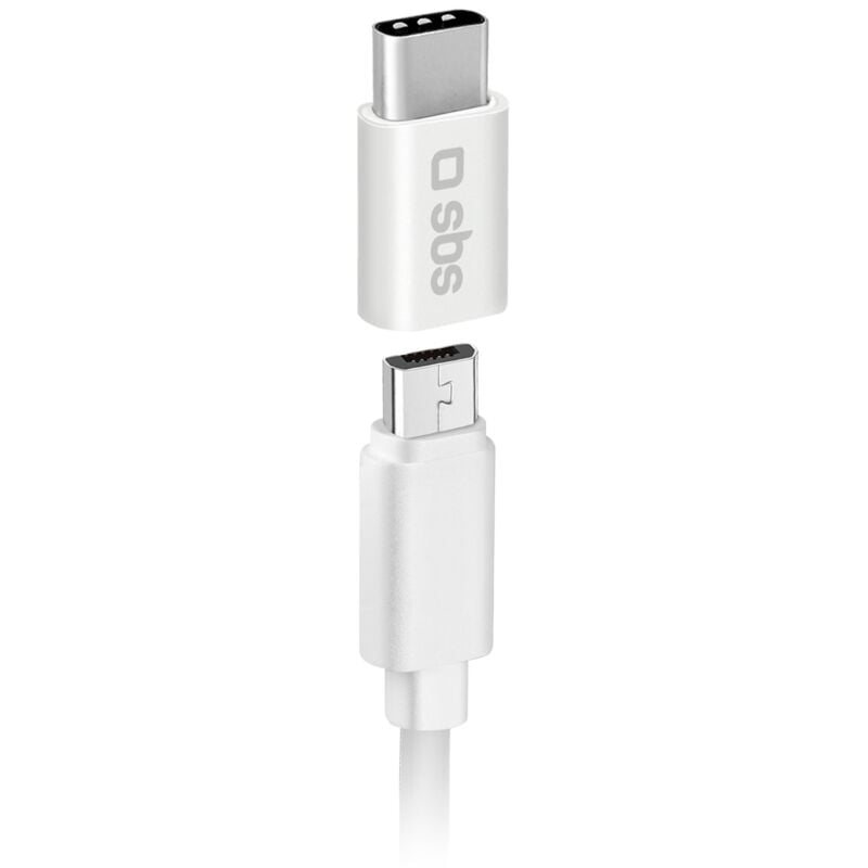 foto del prodotto adattatore micro usb femmina a type c maschio per caricabatterie