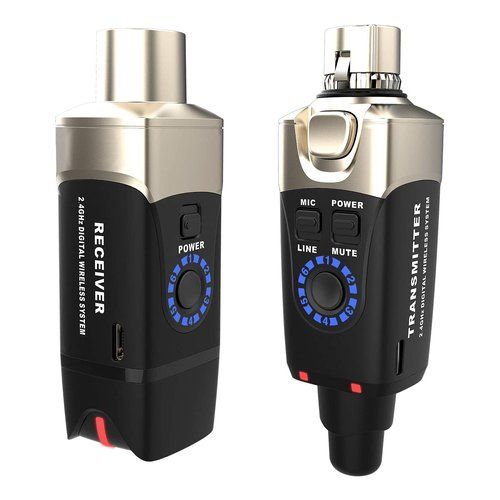 foto del prodotto adattatore microfono u3 dynamic black e gold