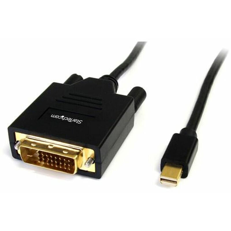 foto del prodotto adattatore mini displayport con dvi startech mdp2dvimm6 (1,8 m) nero 1.8 m