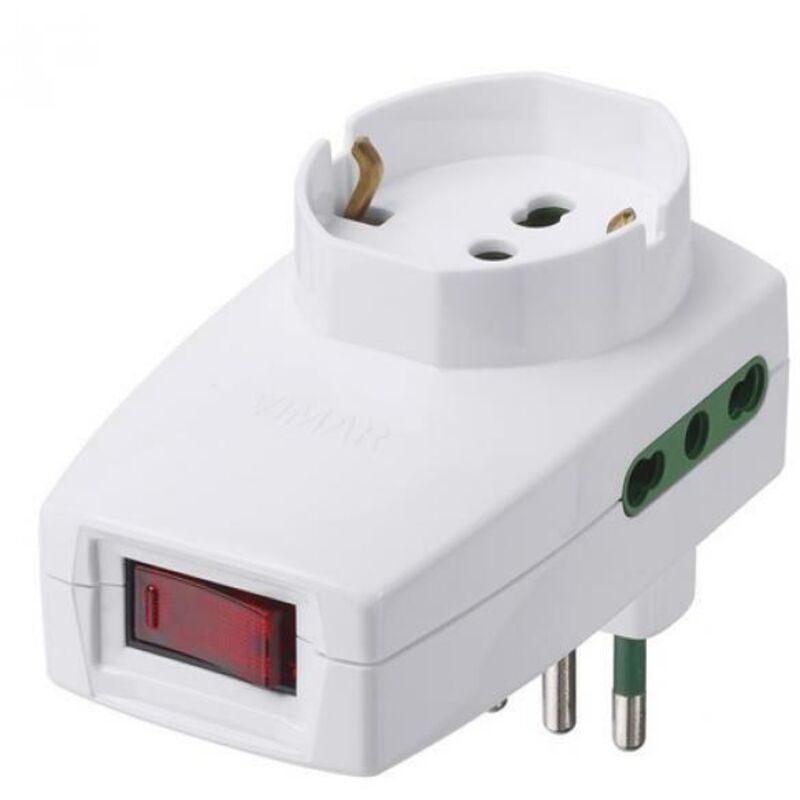 foto del prodotto adattatore multiplo sfalsato verticale vimar s11 2p17 11 0p00334.b