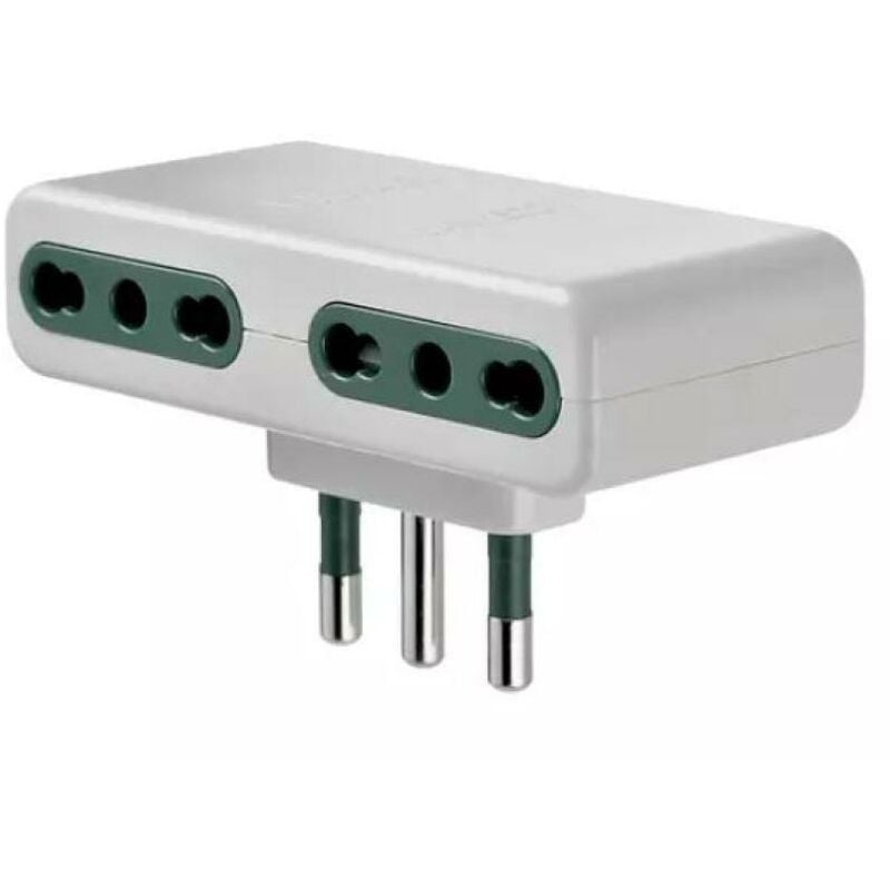 foto del prodotto adattatore multiplo vimar s17 4p17 11 bianco 01165.b