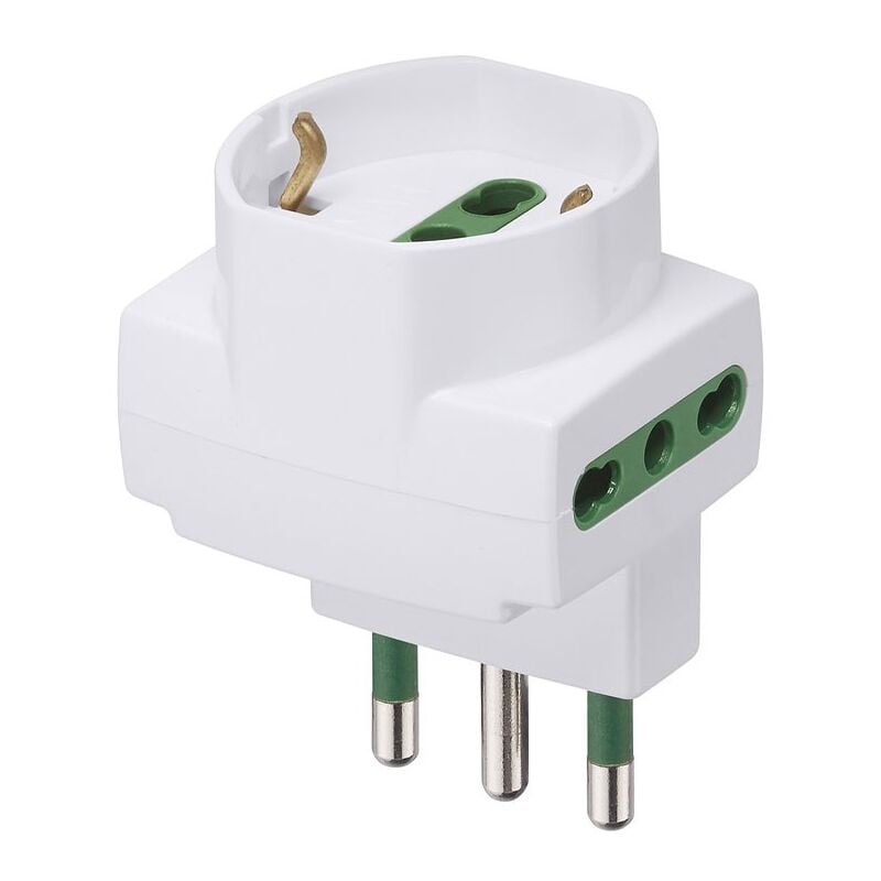 foto del prodotto adattatore multiplo vimar sfalsato s17 2p17 00314.b