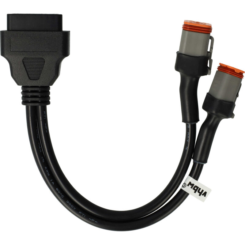 foto del prodotto adattatore obd2 4 pin 6 pin su obd2 16pin compatibile con harley davidson touring 2012 2013 moto 40 cm vhbw