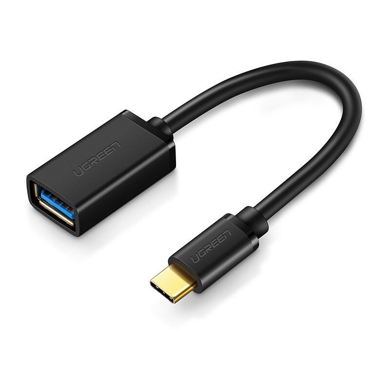 foto del prodotto adattatore otg ugreen us154 30701 usb a 3.0 femmina usb c 3.0 maschio nero