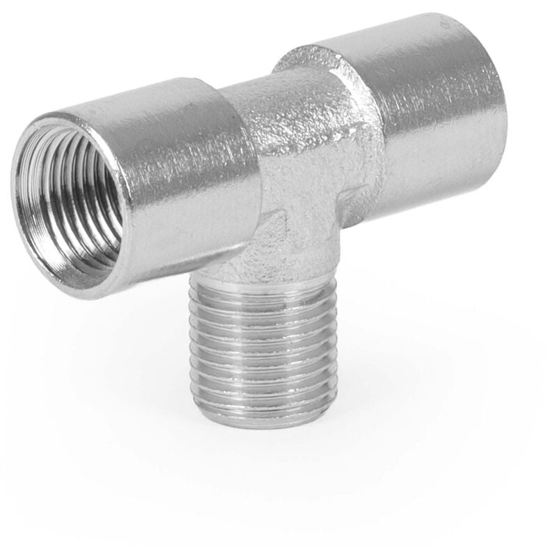 foto del prodotto adattatore per aerografo a t 2x filetto interno 9,51 mm 1 8 e 1x filetto esterno 9,51 mm 1 8