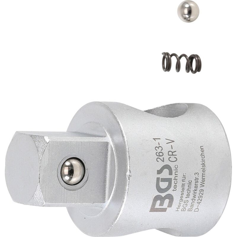 foto del prodotto adattatore per asta scorrevole per prolunghe quadro esterno 20 mm 3 4 