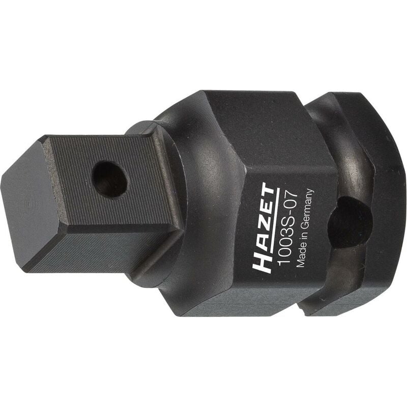 foto del prodotto adattatore per avvitatore ad impulso 1003s 07 attacco esagonale esterno 24 mm attacco quadro, massiccio, 1 2 di pollice 12,5 mm lunghezza 44