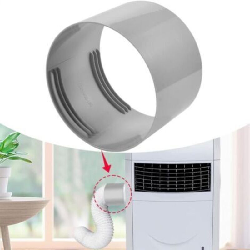 foto del prodotto adattatore per condizionatore d aria per finestre con tubo flessibile per condizionatore d aria mobile, tubo flessibile di scarico portatile da 130