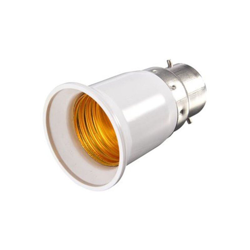 foto del prodotto adattatore per lampadina a baionetta b22 a supporto convertitore per lampada a vite edison e27 1 pz