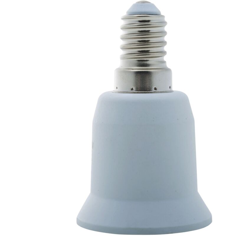 foto del prodotto adattatore per lampadine da e14 a e27