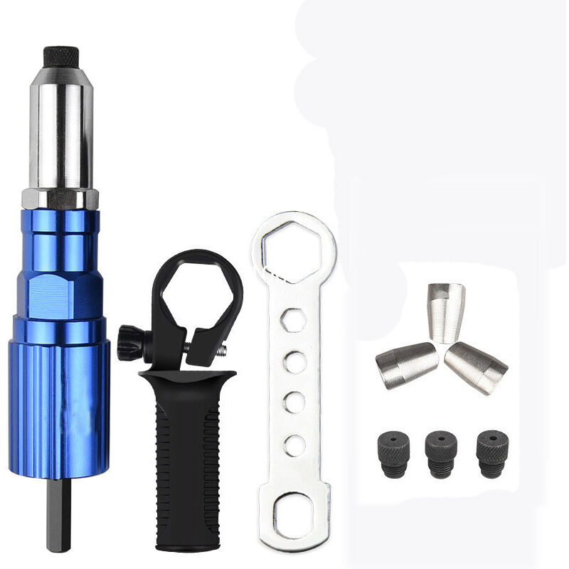 foto del prodotto adattatore per pistola rivettatrice elettrica accessorio in lega di alluminio senza fili