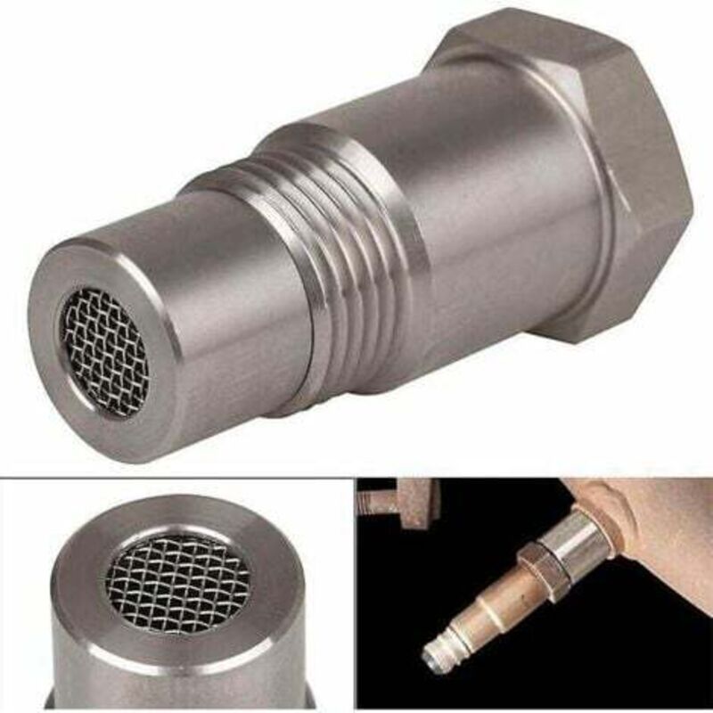 foto del prodotto adattatore per sensore di ossigeno o2 m18x1,5, per auto cel fix check engine light eliminator,
