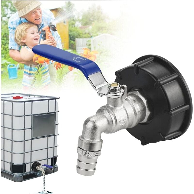 immagine 0 del prodotto adattatore per serbatoio di scarico ibc s60x6 3 4 rubinetto per rubinetto per serbatoio ibc adattatore per rubinetto per serbatoio adattatore per