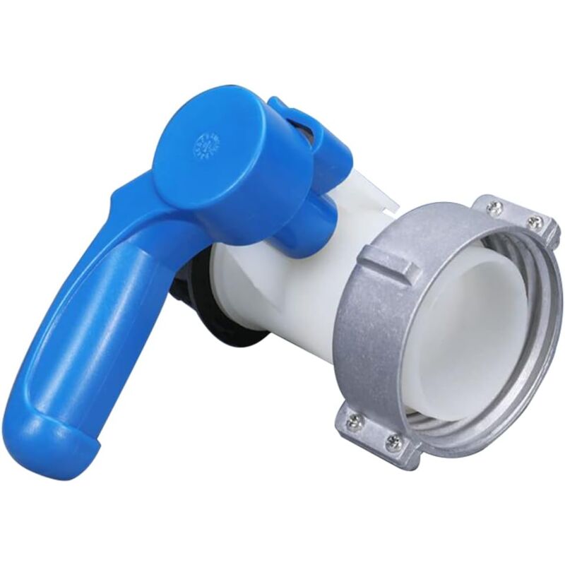 foto del prodotto adattatore per serbatoio ibc, adattatore universale per rubinetto serbatoio ibc dn40 62 mm, adatto per rubinetti di scarico, serbatoi per acqua