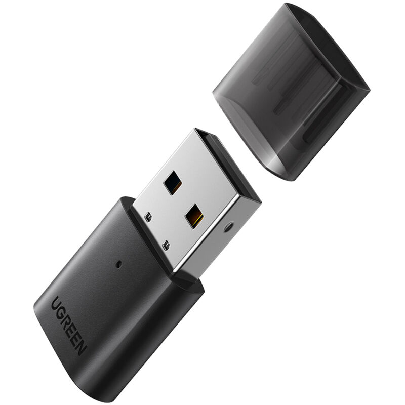 foto del prodotto adattatore per trasmettitore e ricevitore bluetooth 5.0 usb a, nero