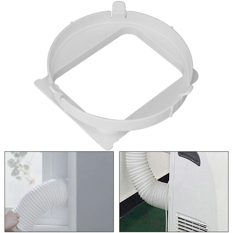 foto del prodotto adattatore per tubo di scarico, giunto per tubo di scarico del condizionatore d aria in abs per desktop per condizionatore d aria mobile midea 1p