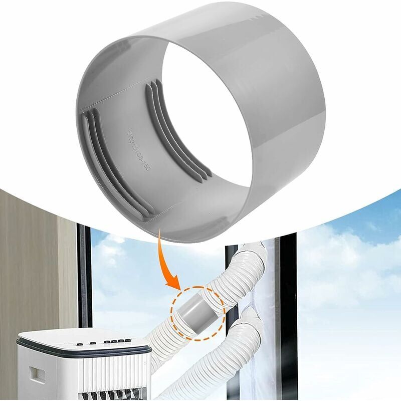 foto del prodotto adattatore per tubo flessibile connettori per tubo flessibile per condizionatori d aria portatili tubo di scarico portatile da 13 cm