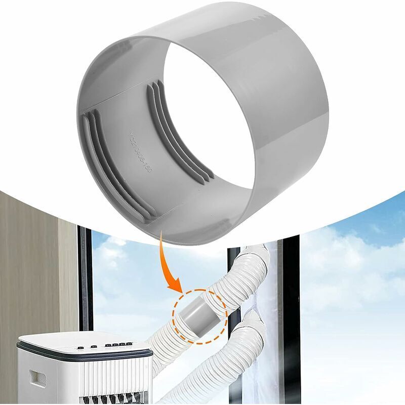 foto del prodotto adattatore per tubo flessibile connettori per tubo flessibile per condizionatori d aria portatili tubo di scarico portatile da 15 cm