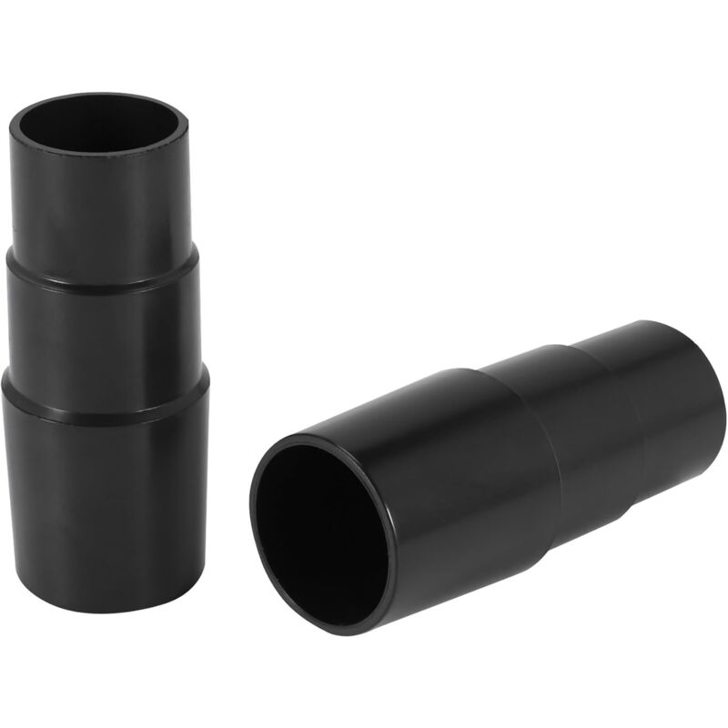 foto del prodotto adattatore per tubo flessibile per aspirapolvere da 2 pezzi, convertitore adattatore universale per tubo flessibile, riduttore per tubo flessibile da