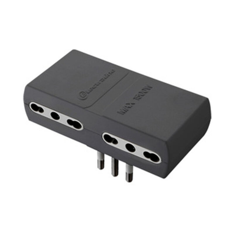 foto del prodotto adattatore piatto 16a 4pr bip nero fig.12