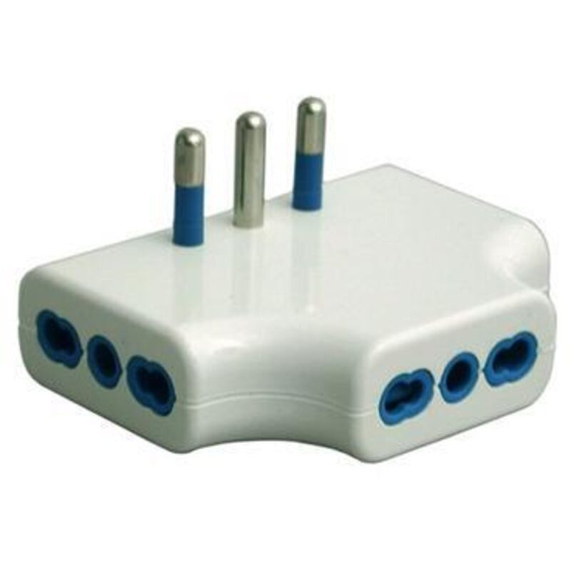 foto del prodotto adattatore piatto da s17 a 3p17 11 colore bianco fanton 87220