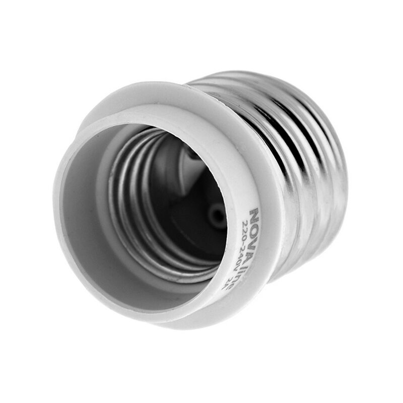 foto del prodotto adattatore portalampada da e40 a e27 bianco 240v novaline