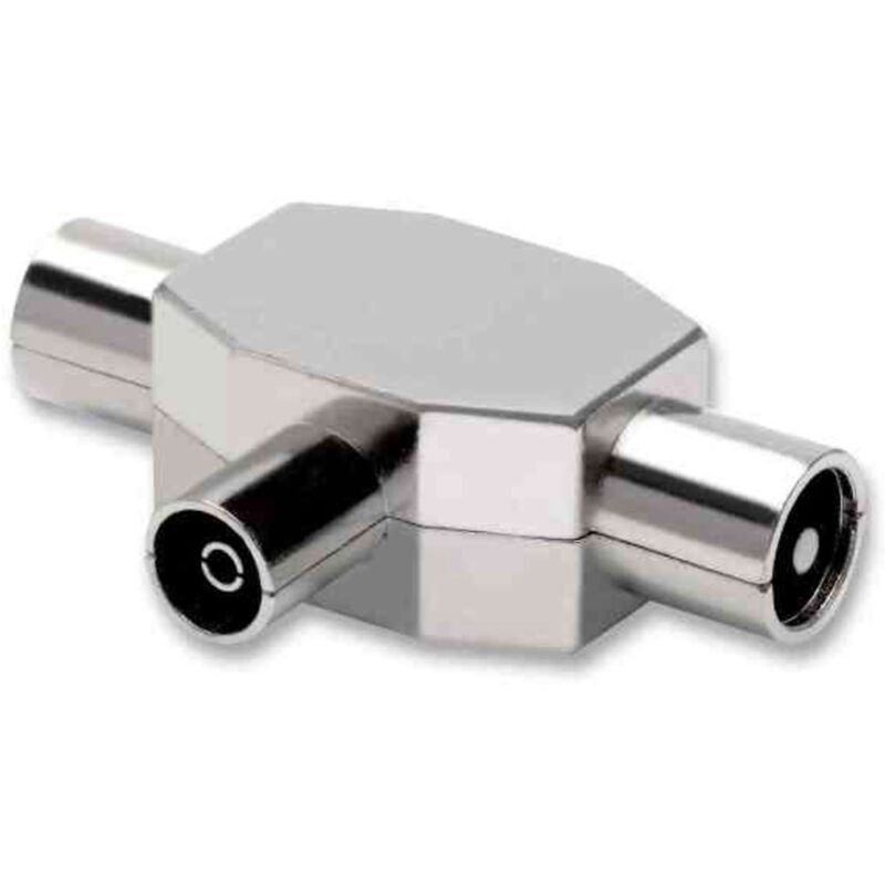 foto del prodotto adattatore presa antenna 75 ohm iec 2 spine ante