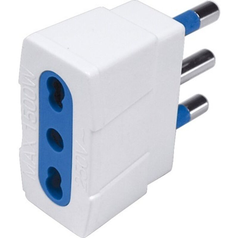 foto del prodotto adattatore presa bipasso 16 10a con spina 16a
