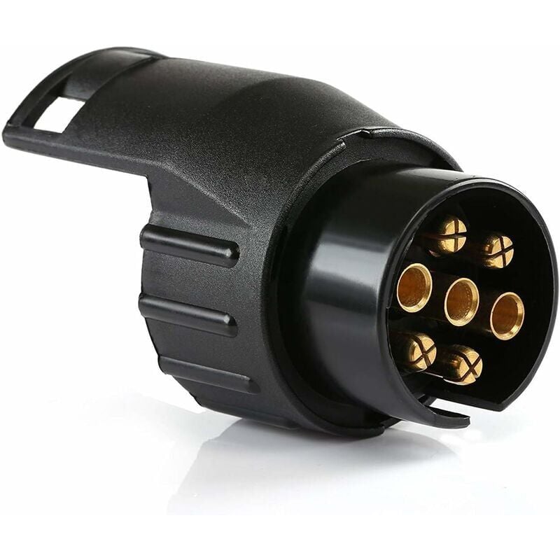 foto del prodotto adattatore presa per rimorchio, accessori universali, adattatore da traino impermeabile da 7 pin a 13 pin compatibile con auto e camion