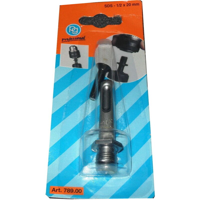 foto del prodotto adattatore raccordo per mandrino trapano da 1 2 x 20 mm a sds plus pg 78900 789