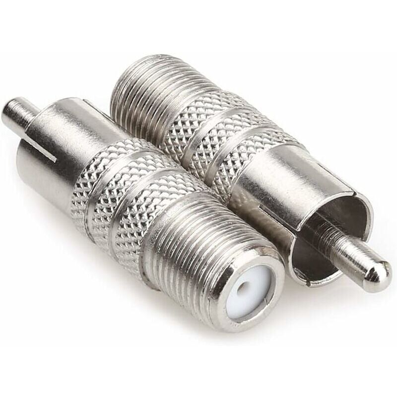 foto del prodotto adattatore rca femmina tipo spina fono composito video adattatore splitter cavo coassiale maschio, connettori f connettori cavo connettori antenna